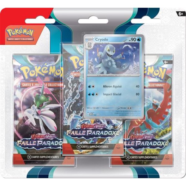 Pokémon - EV04 - Faille Paradoxe - Tripack Cryodo/Balbaleze – Image 2