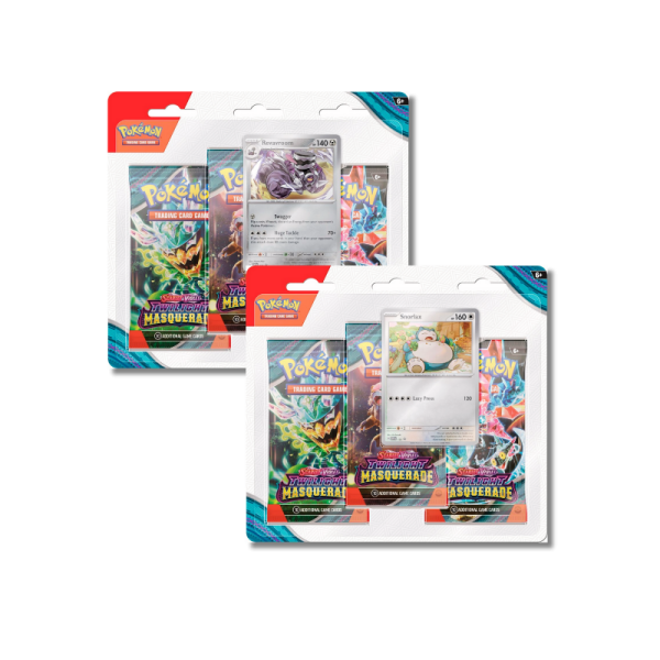 Pokémon - EV06 - Mascarade Crépusculaire - Tripack Vrombotor / Ronflex