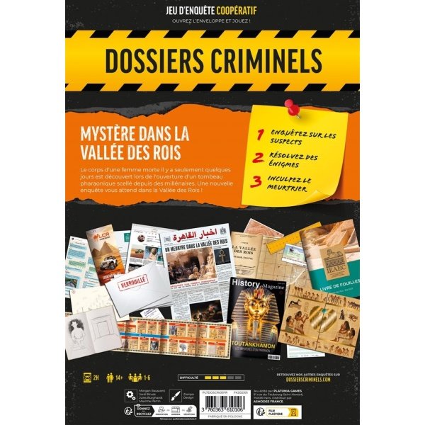 Dossiers Criminels - Mystère dans la Valée des Rois – Image 3